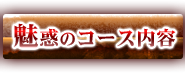 魅惑のコース内容